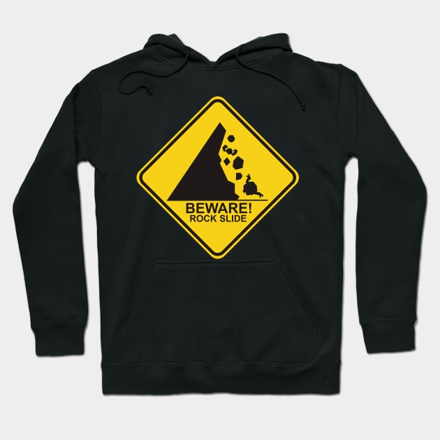 Monster: BEWARE! ROCK SLIDE Hoodie by OldManLucy